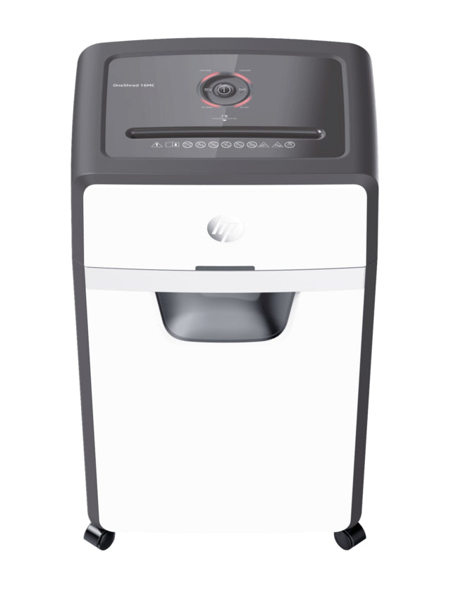 Καταστροφέας Εγγράφων HP ONESHRED 16MC, μικροκοπή, κλάση P-5, χωρητικότητα 16 καρτών, κάδος 30 λίτρα, ανοιχτό γκρι