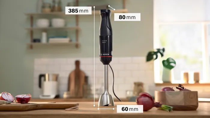 Bosch Serie 4 MSM4B6V2 Hand Blender 1.2 L, 1000 W, Black