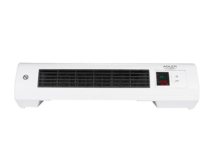 Adler AD 7714 Electric Space Heater — Indoor, Black/White, 2200 W, Fan