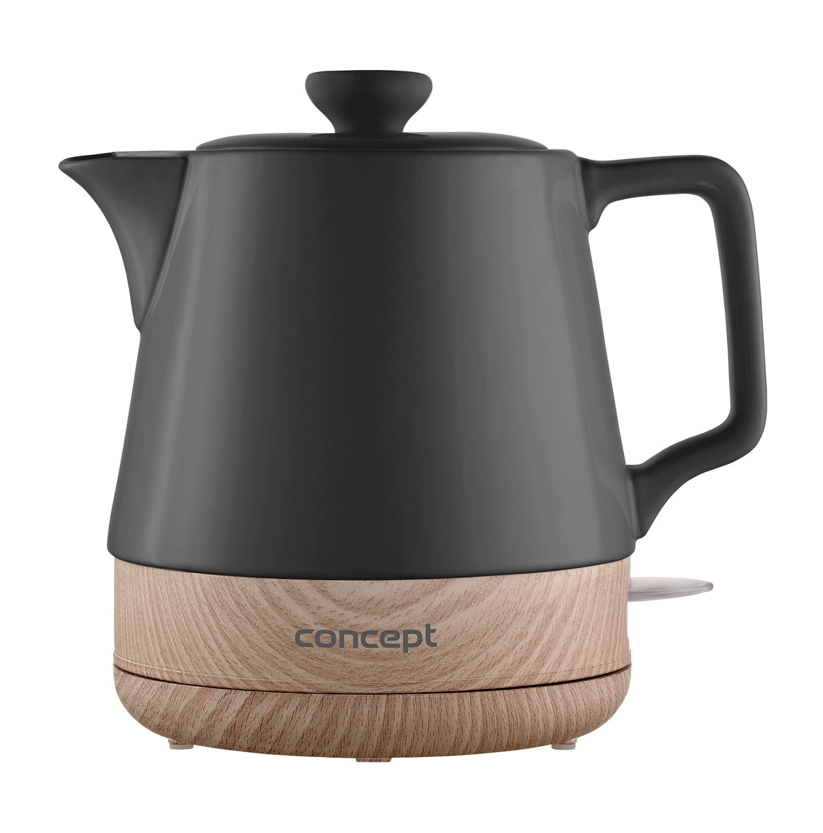Concept RK0062 Electric Kettle 1 L 1200 W Anthracite, Wood