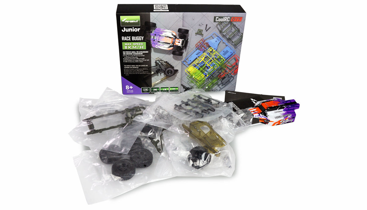 Amewi RC Race Buggy DIY — 51 pieces, colorful, no batteries — Age 8+