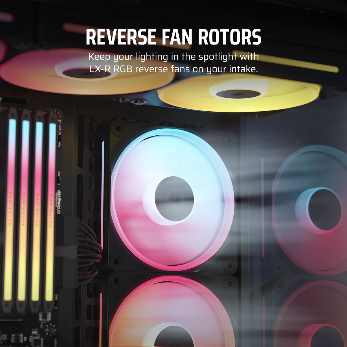 CORSAIR 120×120×25 LX120-R RGB iCUE Link Single Fan