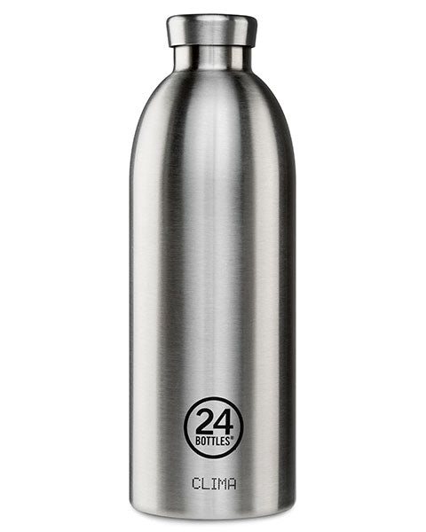24Bottles Clima Bottle Brushed Steel, 850 ml