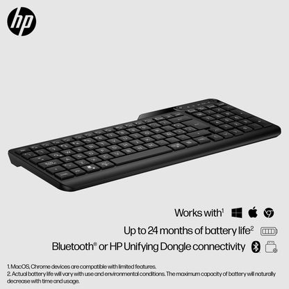 HP Keyboard 475 Dual-Mode Wireless Keyboard (DE)