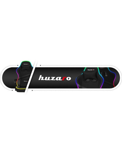 Καρέκλα gaming - Huzaro Force 4.4 RGB Μαύρη