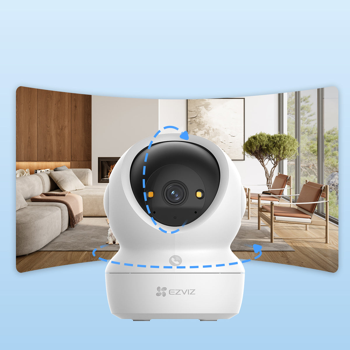 EZVIZ H6C security camera Spherical IP security camera Indoor 1920 x 1080 pixels Desk