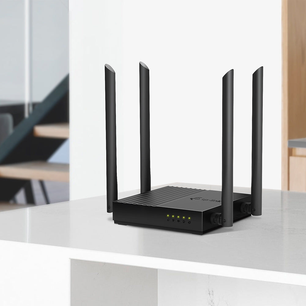 TP-LINK ARCHER C64 διπλής ζώνης δρομολογητής Wi-Fi, μαύρος