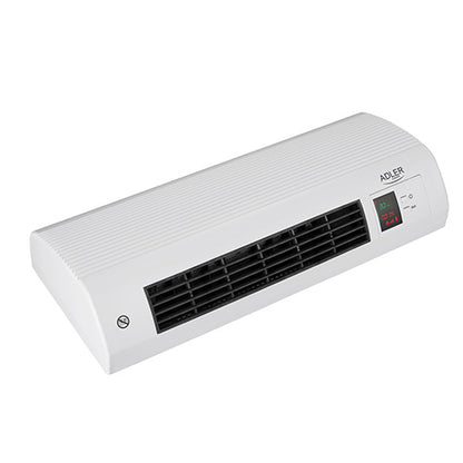 Adler AD 7714 Electric Space Heater — Indoor, Black/White, 2200 W, Fan