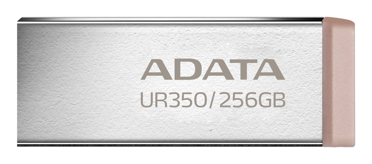 ADATA UR350 USB flash drive 256 GB USB Type-A 3.2 Gen 1 (3.1 Gen 1) Brown, Stainless steel