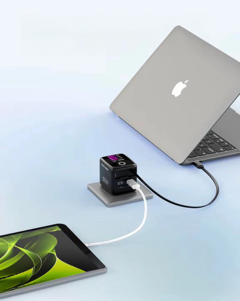 Mobile Origin 65W GaN Charger PW3 USB-C with 65cm cable + USB-A