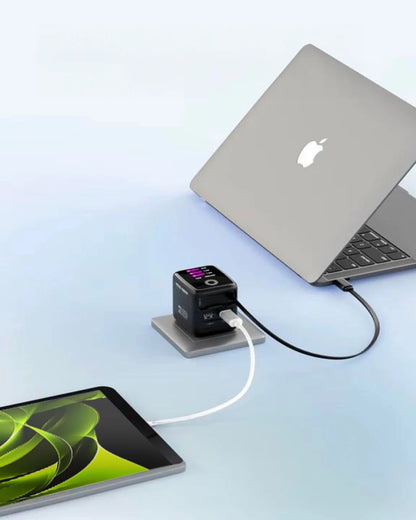 Mobile Origin 65W GaN Charger PW3 USB-C with 65cm cable + USB-A