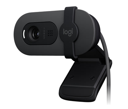 Logitech BRIO 105 (Γκρι, 1080p) - Επαγγελματική Κάμερα Web