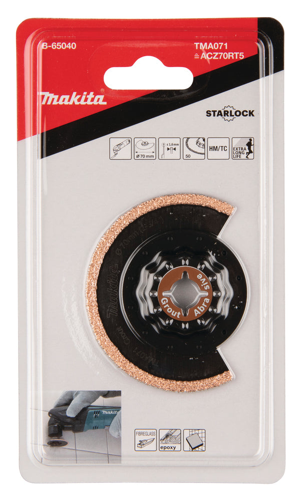 Makita B-65040 STARLOCK Carbide Segment Saw Blade TMA071