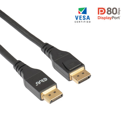 Club3D DP Cable 2.1 DP80 Certified 2m 10K/8K/4K St/St Retail