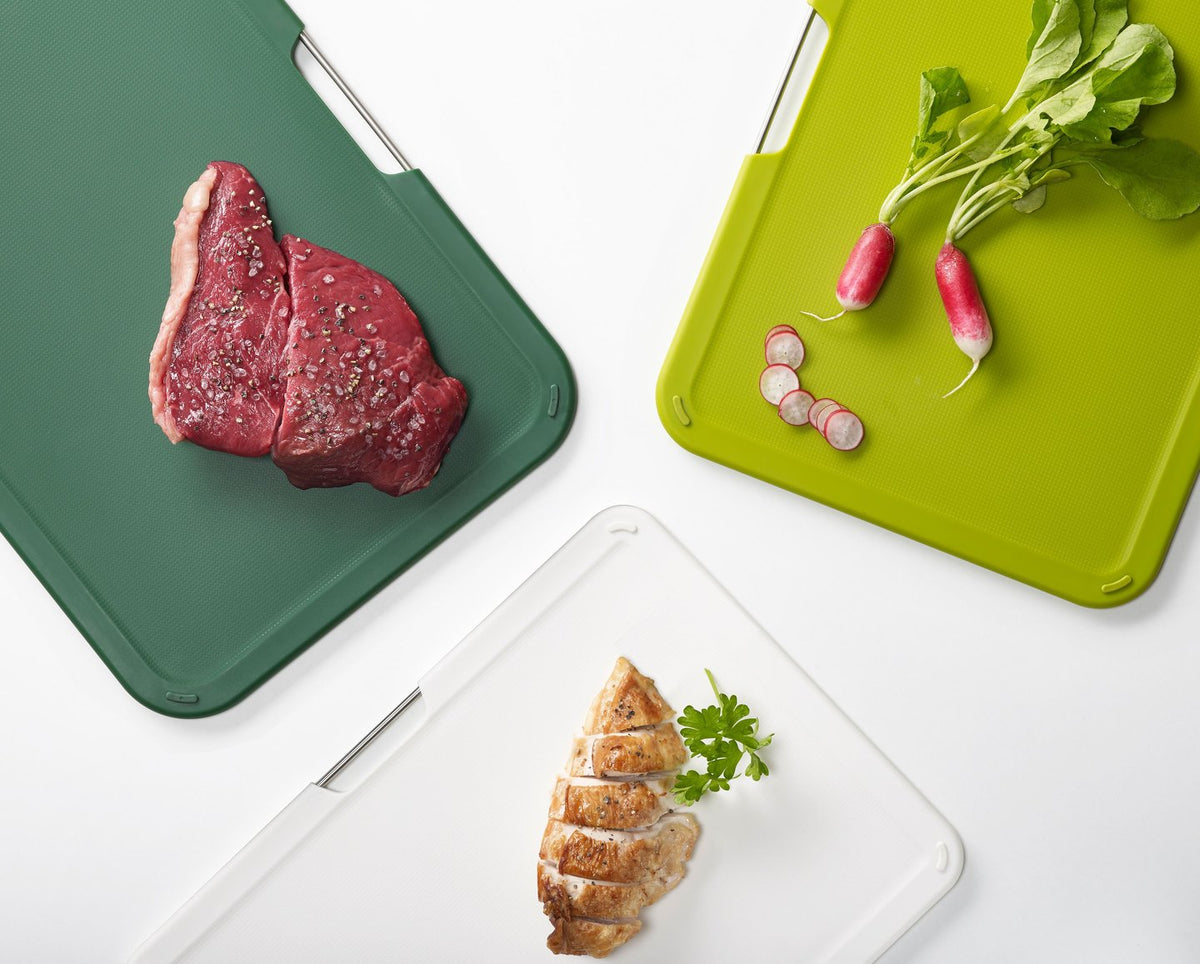 Σετ Ξύλινων Επιφανειών Κοπής Joseph Joseph Nest 3 τεμαχίων. Πράσινο