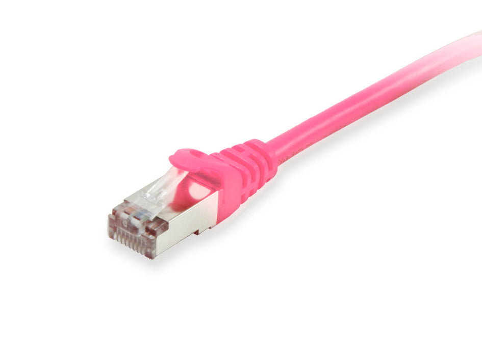 Equip Patchkabel Cat6A      S/FTP 2xRJ45 25.00m    pink LSZH Polybeutel