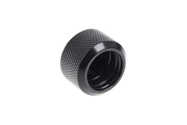 Alphacool Eiszapfen 16mm HardTube Screw Fitting G1/4 (Black, for Acrylic/Brass Tubes, 6-Pack)