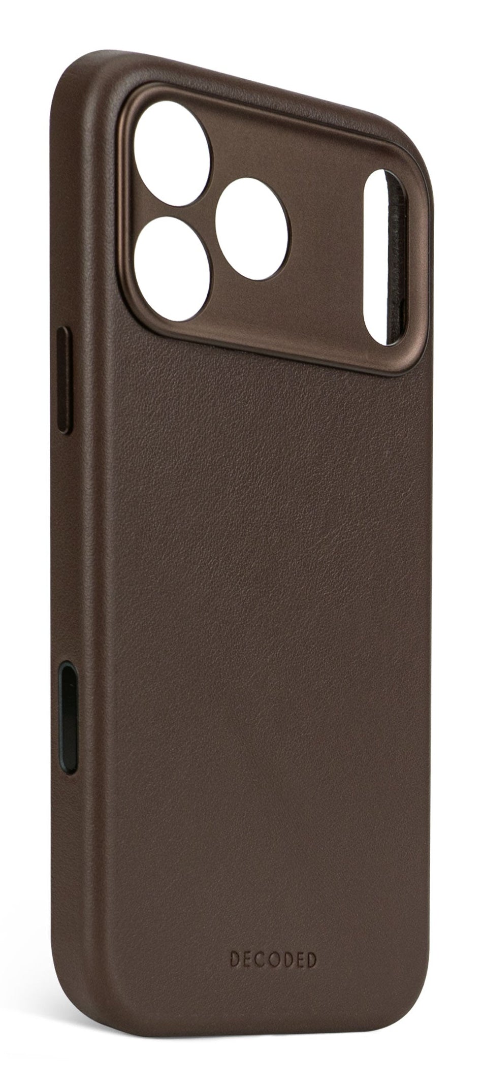 Decoded Leather Backcover for iPhone 17 Pro Max in Chocolate Brown