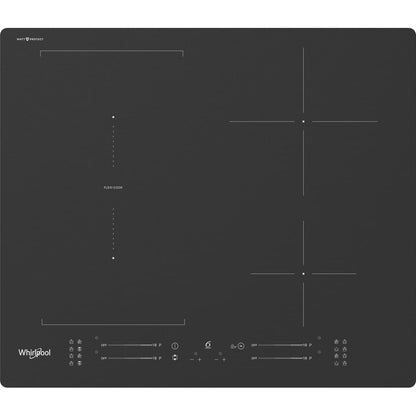 Whirlpool WF S7560NE BM Black Built-in 60 cm Zone induction hob 4 zone(s)