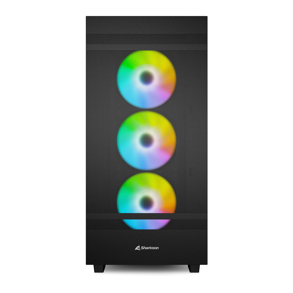 Sharkoon REBEL C50 RGB ATX Full Tower Μαύρος (Μαύρο)