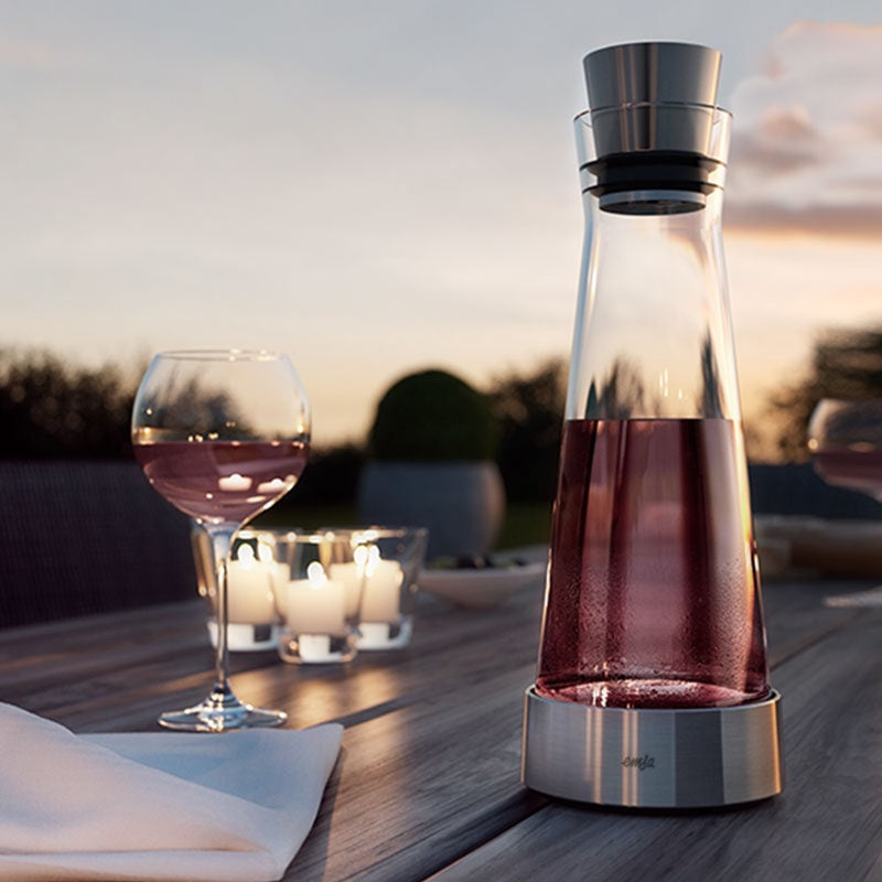 Emsa Flow Slim glass carafe 1.0 L Glass 515675
