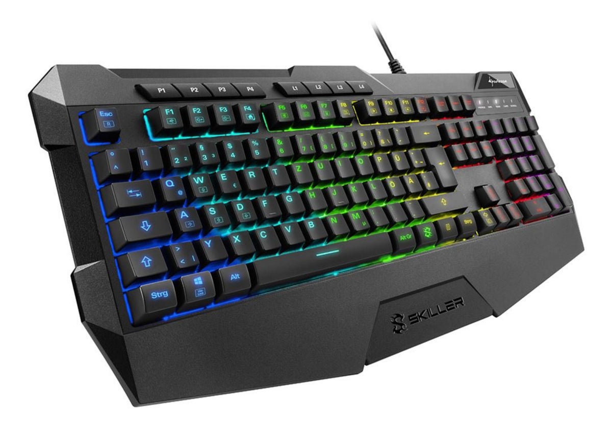 Sharkoon SKILLER SGK4 (black, DE layout, Rubberdome)