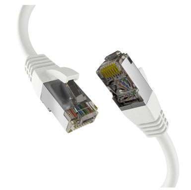 EFB RJ45 Patchkabel S/FTP PIMF Cat8.1  20.00m weiß