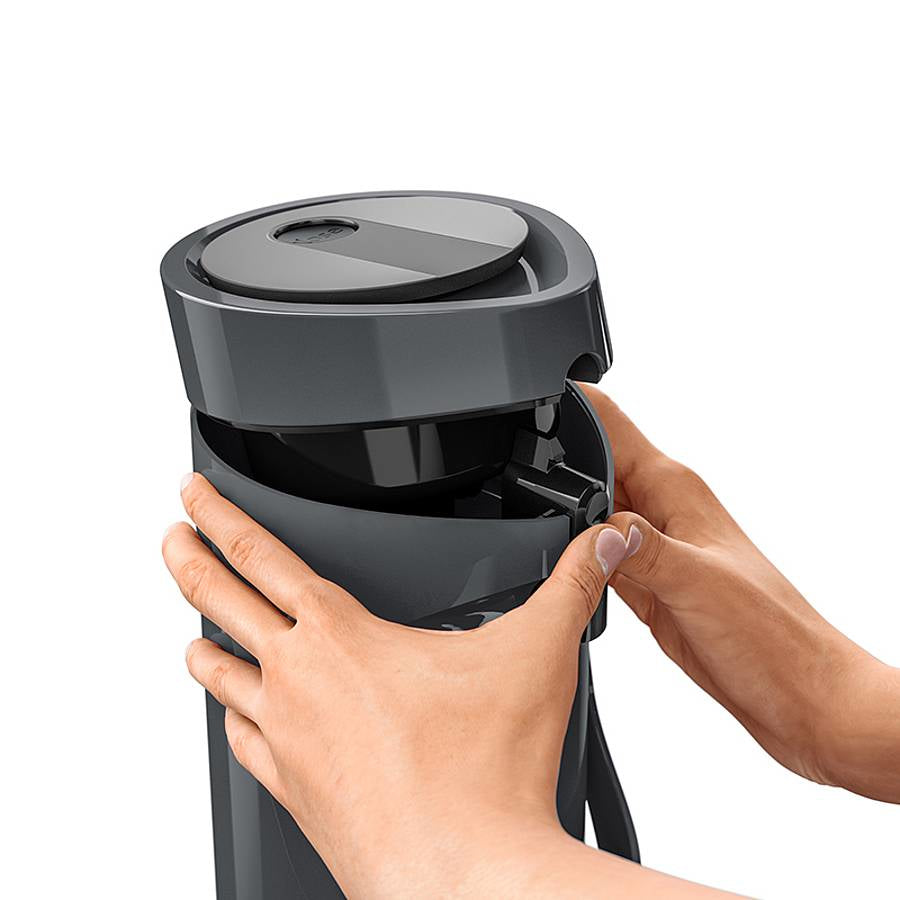 Emsa Ponza Pump Vacuum Jug 1.9 L, Black