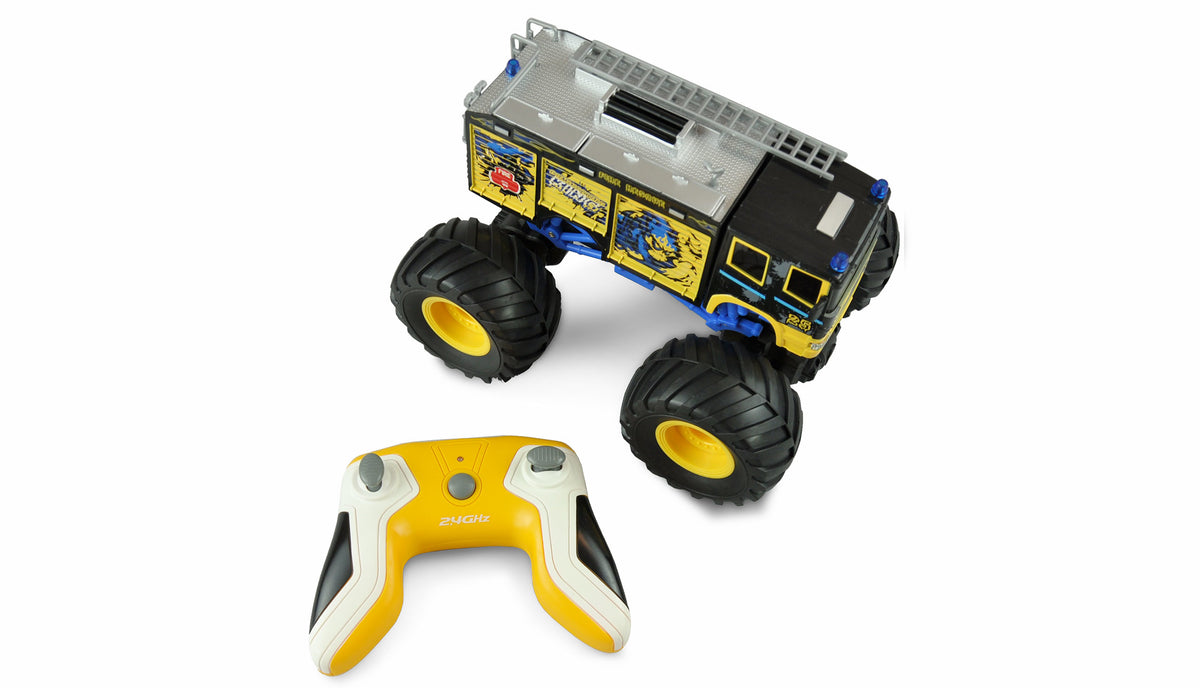 Amewi RC Monstertruck Feuerwehr 1:18 RTR Yellow/Blue /6+