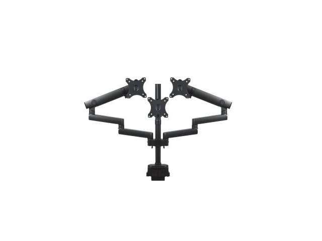 Maclean MC-811 Monitor Bracket Desk Mount Holder For 3 LCD LED Monitors USB 17'' - 27" 3 x 7kg VESA