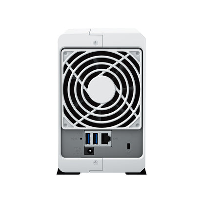 Synology DiskStation DS223J NAS / Storage Server Desktop — Realtek RTD1619B, 1 GB DDR4, DiskStation Manager, White
