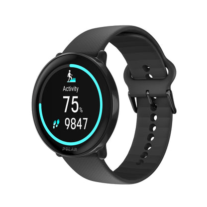 Polar Ignite 3 Titanium Silicone Band black