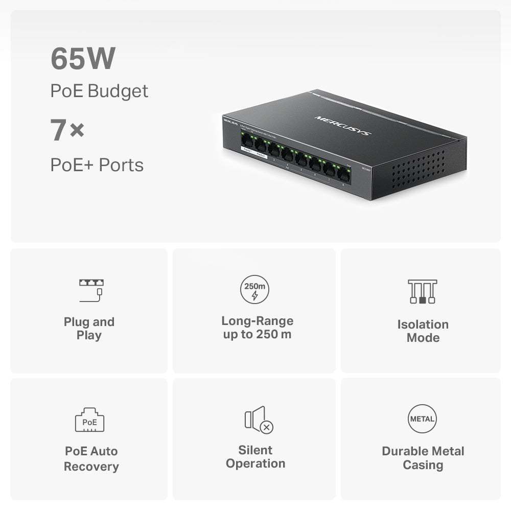 Switch Mercusys MS108GP