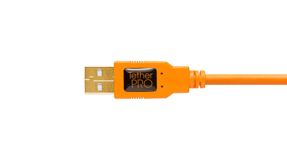 Tether Tools TetherPro USB 2.0 A Male to Micro B 5-pin (Orange)