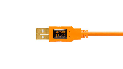 Tether Tools TetherPro USB 2.0 A Male to Micro B 5-pin (Orange)