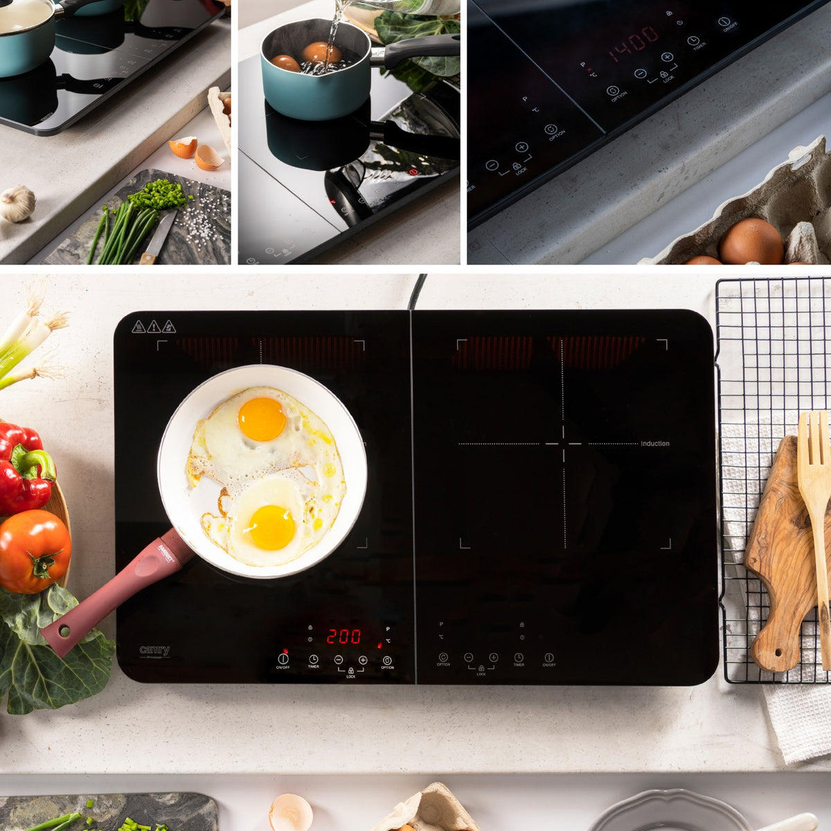MESKO MS 6516 Two-Burner Electric Hotplate