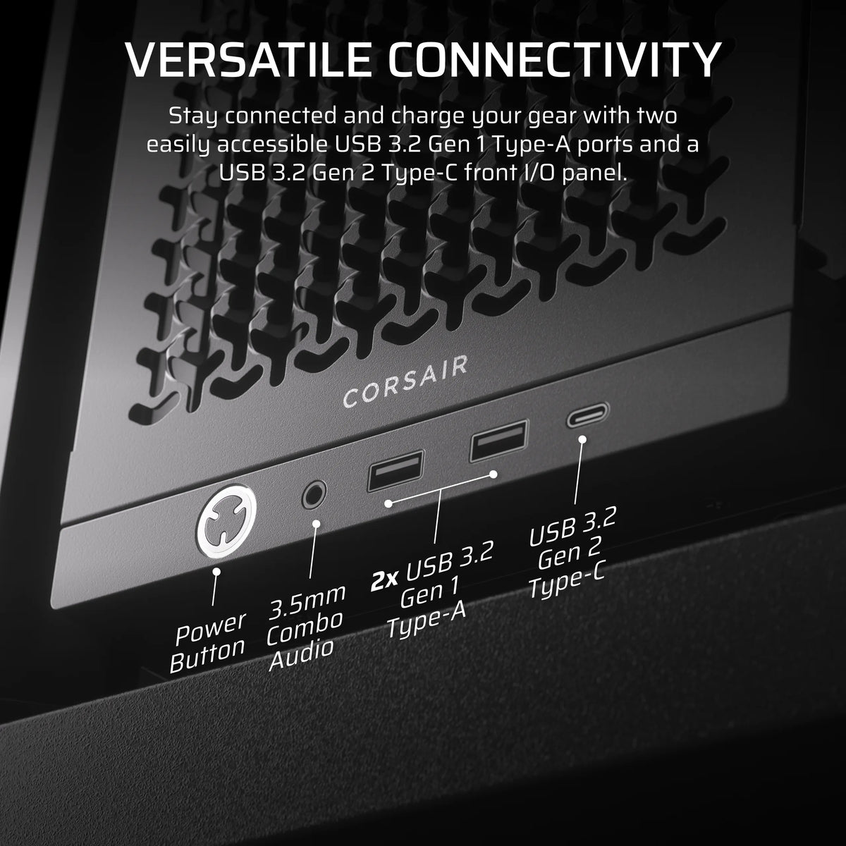 CORSAIR Geh Midi FRAME 4000D Mid-Tower, Black