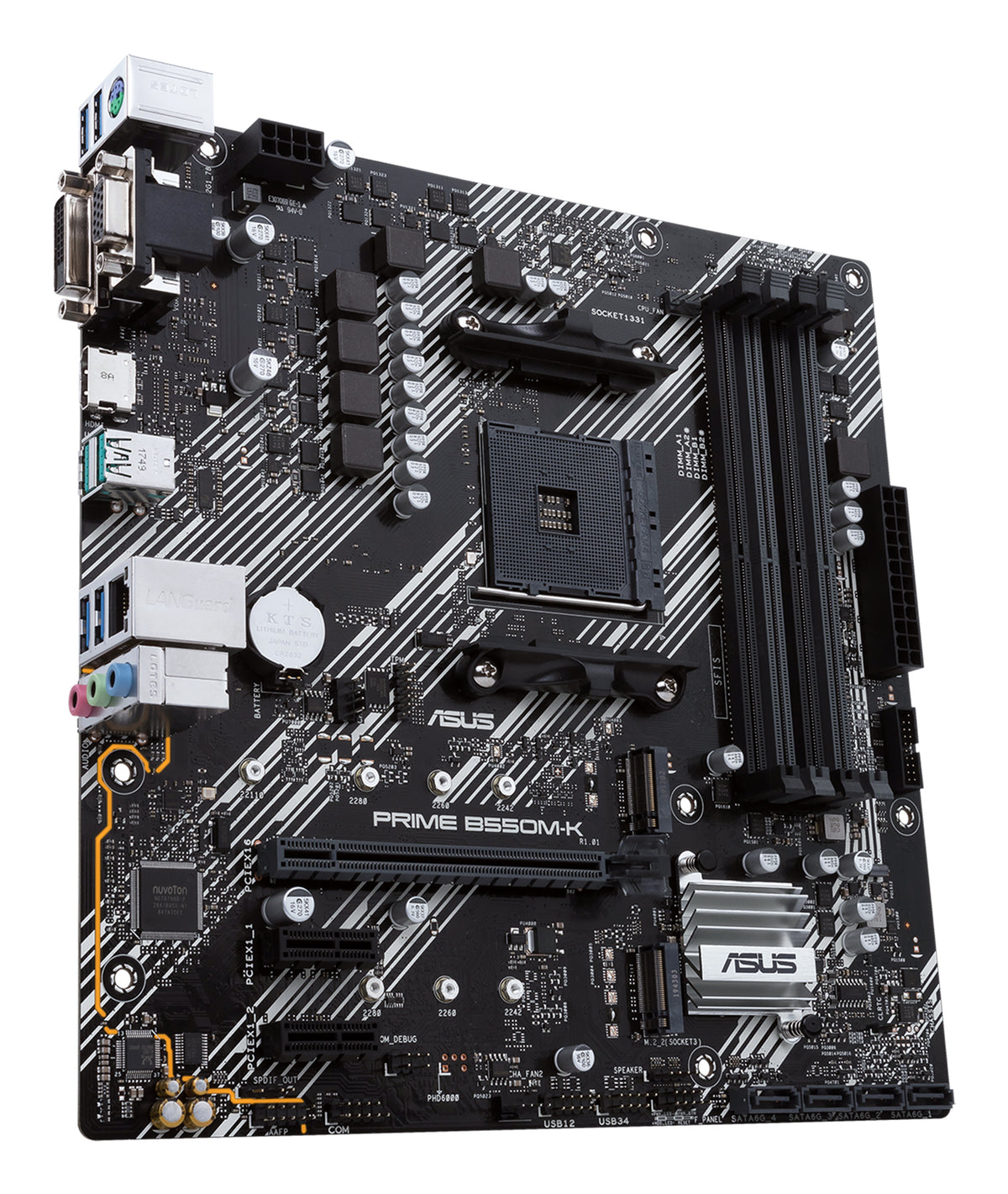 ASUS PRIME B550M-K AMD B550 Socket AM4 micro ATX