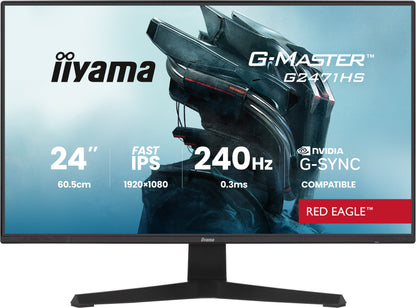 IIYAMA 60.5cm (24") G2471HS-B1 16:9 2xHDMI+DP IPS black