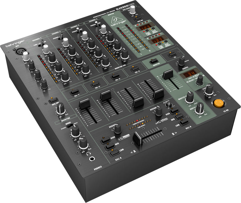 Behringer DJX900USB - Professional 5-Channel DJ Mixer with INFINIUM Contact‑Free VCA Crossfader, Advanced Digital Effects and USB/Audio Interface