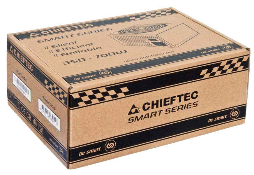 Chieftec Smart GPS-600A8 power supply unit 600 W 20+4 pin ATX ATX Black