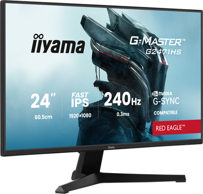 IIYAMA 60.5cm (24") G2471HS-B1 16:9 2xHDMI+DP IPS black