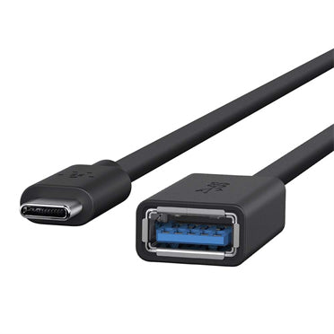 Belkin USB 3.0 5 Gbit/s USB-C to USB-A Cable — 14 cm, Black