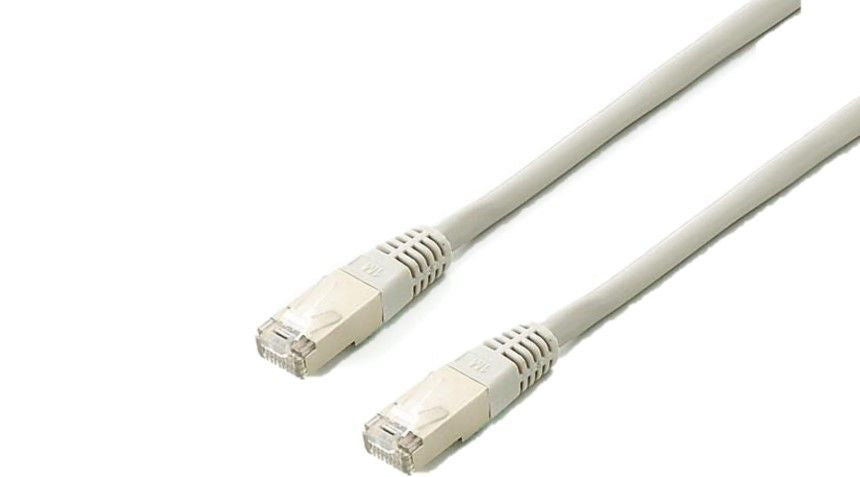 Equip Patchkabel Cat6A Plat.S/FTP 2xRJ45 10.00m    weiß LSZH Polybeutel