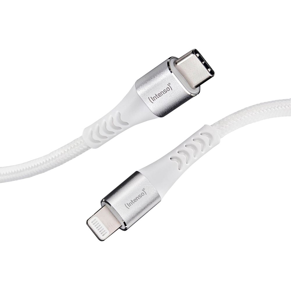 Intenso USB Cable C315L Nylon 1.5m White USB-C / Lightning 60W