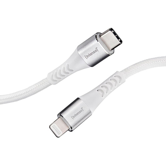 Intenso USB Cable C315L Nylon 1.5m White USB-C / Lightning 60W
