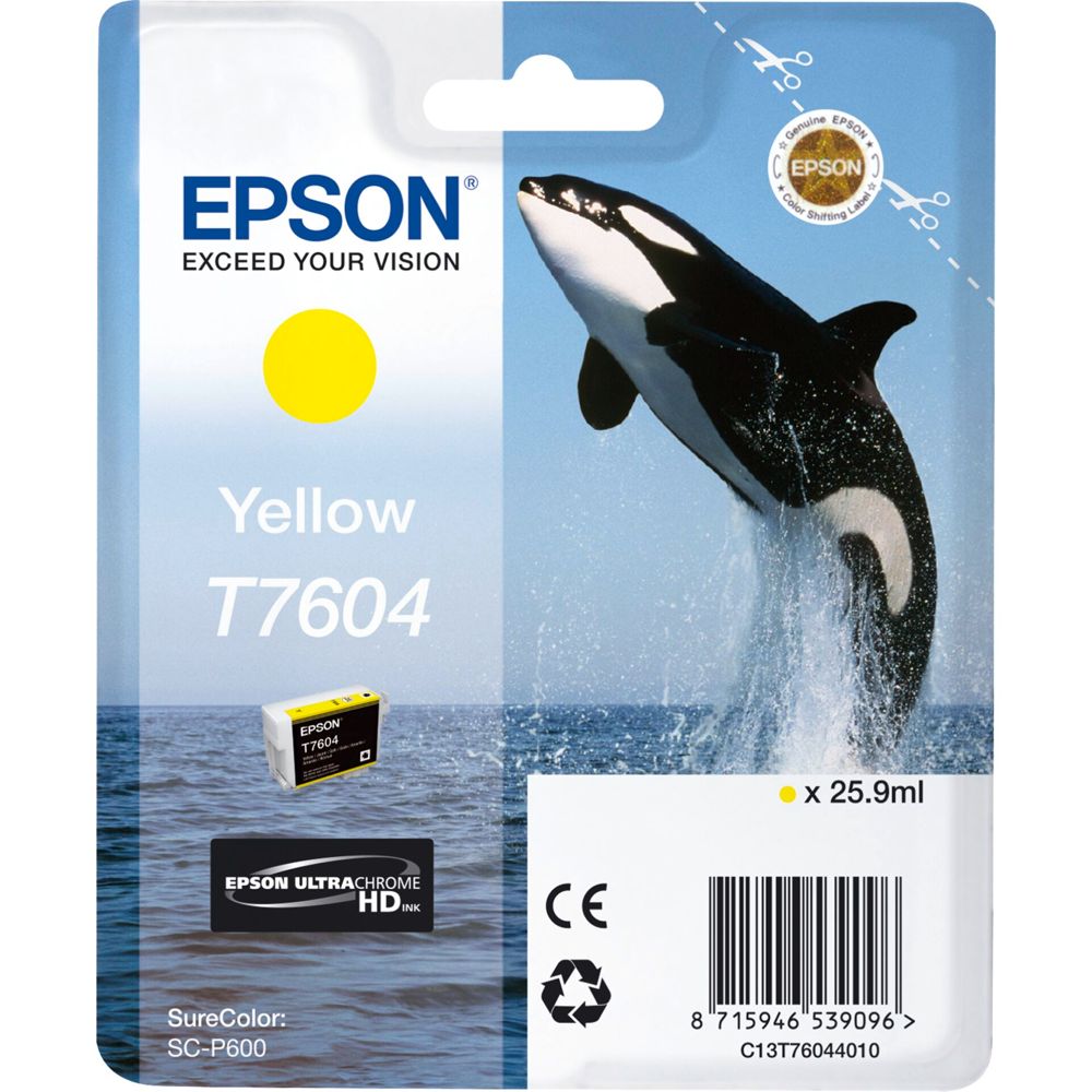 Epson T7604 Yellow Ink Cartridge