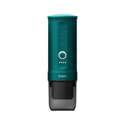 OutIn Nano Portable Espresso Machine in Teal - Compact, Lightweight, Battery-Powered Coffee Maker for On-the-Go Espresso