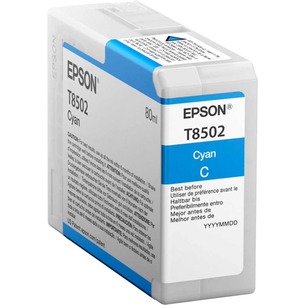 Epson T850 Cyan Ink Cartridge 80ml
