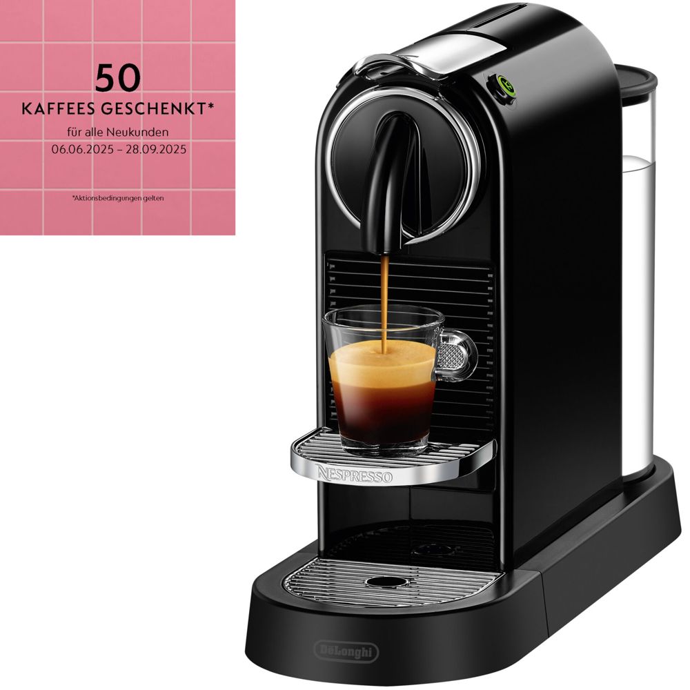 Nespresso Citiz EN 167.B by Delonghi, Μαύρο
